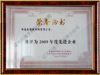 2009年度先進單位